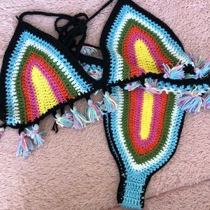 FASHION NOVA Crochet Bikini Set (NWOT)